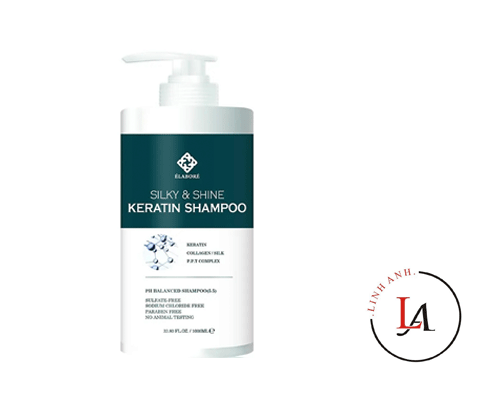 Gội Elabore Keratin bóng & mượt 1L